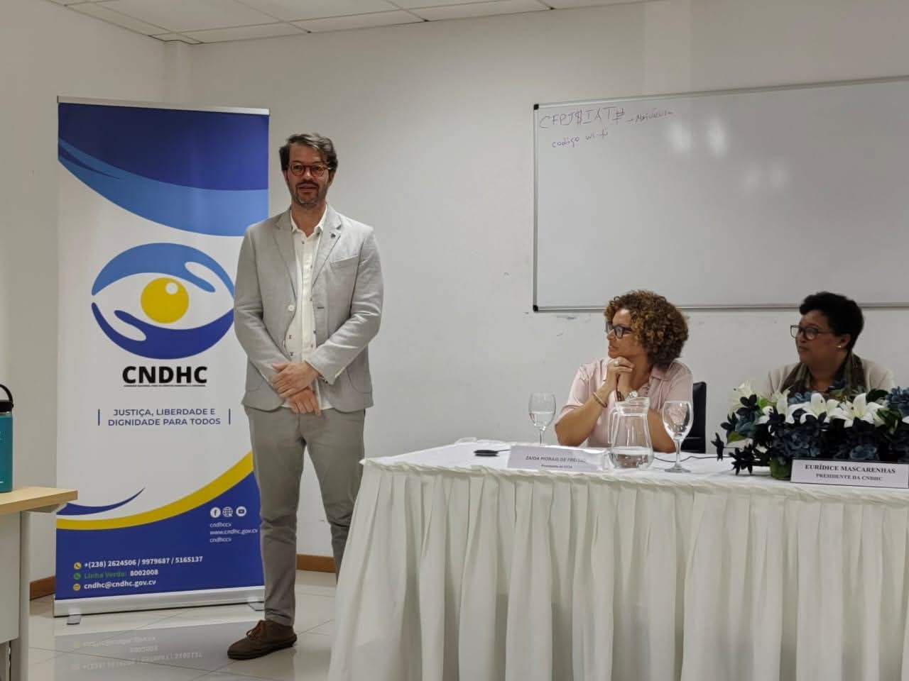 People collaborating around a table